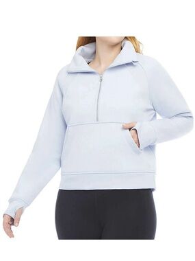 ⚡️Danskin Light Blue Quarter-Zip Pullover Hoodie - Women's Active Top